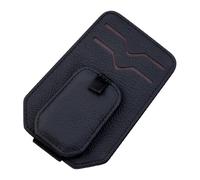 Sunglasses clip for attaching to the car sun visor, magnetic leather car interior accessories, glasses case and card holder on the sun visor, for SUV, truck, saloon, van and car