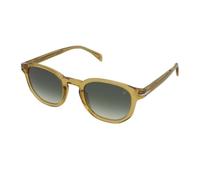 DAVID BECKHAM Man DB 1007/S 40G/9K Sunglasses Plastic Yellow Grey Round Shaded