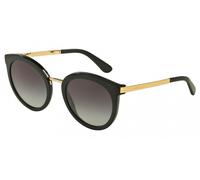 Dolce & Gabbana Woman Dolce & Gabbana DG4268 501/8G Sunglasses Acetate Black Grey Round Normal Shaded