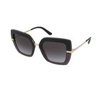 Dolce & Gabbana Sunglasses DG4373 32468G TOP BLACK TRANSPARENT gray Authentic