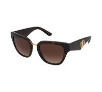 Dolce & Gabbana Woman DG4437 502/13 Sunglasses Acetate Turtle Brown Butterfly Normal Shaded