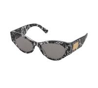 Dolce & Gabbana Woman DG4480 3287/1 Sunglasses Acetate Black Grey Butterfly Normal