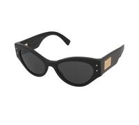 Dolce & Gabbana Woman DG4480 501/87 Sunglasses Acetate Black Grey Butterfly Normal