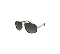 Sunglasses - DSQUARED2 - D2 0190/S 807/9O - double bridge - gradient lenses UV400 - gold metal frame