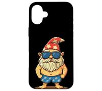 Sunglasses Dwarf with Swim Trunks Costume for Beach Lovers Case for iPhone 16 Plus