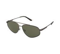 Emporio Armani Man EA2156 30032A Sunglasses Metal Grey Green Pilot Normal