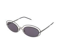 Emporio Armani Woman EA2160 301080 Sunglasses Metal Grey Blue Round Normal