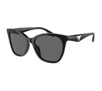 Emporio Armani Woman EA4222U 501787 Sunglasses Acetate Black Grey Butterfly Normal