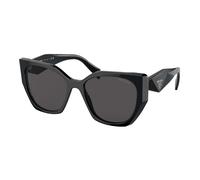 Prada PR 19ZS 1AB5S0 Woman Sunglasses Acetate Black Grey Pillow Normal