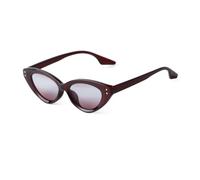 Sunglasses Female Retro Shades Rivet Street Shooting Eyeglasses UV400 Sun Glasses For Women (One Size,C4 Wine Red Gradient)