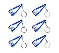Sunglasses Fingerprint Eraser - 2.76x0.79 Inches 6 Pieces Spectacles Tool, Portable Lens Smudge with Keychain | Remover No Scratch Design | Compact Eyewear Care Accessory for Travel Pocket Bag