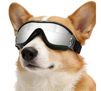 Sunglasses for Dogs, Shockproof & Windproof Protective Glasses for Dogs, Safety Glasses for Small, Medium and Large, Home, Indoor, Outdoor, Camping, Hiking