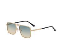 Sunglasses For Men, Metal Frames, Simple Double Bridge Outdoor Punk Uv400(C5)