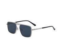 Sunglasses For Men, Metal Frames, Simple Double Bridge Outdoor Punk Uv400(C9)