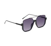 Sunglasses for Women - Polarised Rectangular Women's Sunglasses | Trendy Vintage Sunglasses for Summer Reusable UV Protective Glasses with Polarised Double Bridge, Portable for Women, gray, Siehe