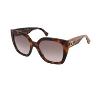 Gucci Square Womens Havana Crystal Brown Gradient GG1300S - One Size