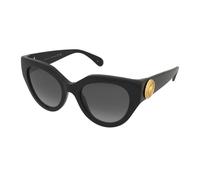Gucci GG1408S 001 Woman Sunglasses Acetate Black Grey Cat Eye Shaded