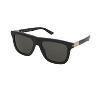 Gucci GG1502S 001 Man Sunglasses Acetate Black Grey Squared
