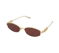 Gucci GG1802S 002 Woman Sunglasses Metal Gold Red Round