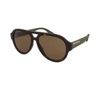 Gucci GG2088S 004 Man Sunglasses Acetate Havana Brown Pilot