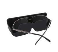 Sunglasses Holder for Car,Semi-Open Adhesive Protective Storage Rack - Sunglasses Car Holder with Velvet Lining - for Drivers Automotive Truck SUV RV Sedans Dashboard Ticket Card Small Items