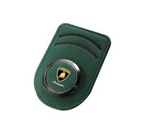 Sunglasses Holder for Lamborghini Aventador LP 750-4 Superveloce 2015-2017, Suede Leather Eyeglass Holder, Car Sun Visor Glasses, Portable Clip Auto, Car accessories,Green