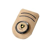 Sunglasses Holder for Lamborghini Aventador LP 750-4 Superveloce Roadster 2015-2017, Suede Leather Eyeglass Holder, Car Sun Visor Glasses, Portable Clip Auto, Car accessories,Beige