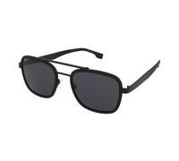 Boss Men's Double Bridge Round Sunglasses 54 cm Black