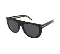 Boss Women's Sq Flat Top Round Sunglasses 56 cm Black