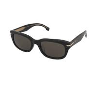 Boss Men's Rectangle Sunglasses, Rectangle Design One Size Black