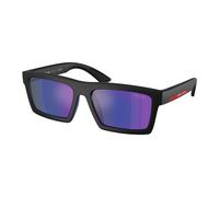 Sunglasses Linea Rossa - male - Prada - Sunglasses - Black - 55 MM - Accessories 55 MM