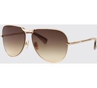 Sunglasses MAX MARA Woman color Gold - Size: 59 - female