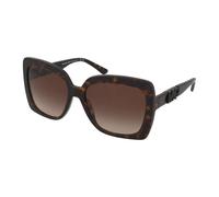 Michael Kors Woman Michael Kors MK2213 NICE 300613 Sunglasses Acetate Turtle Brown Squared Normal Shaded