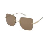 Michael Kors Woman MK1150 QUéBEC 10145A Sunglasses Metal Brown Brown Squared Normal Mirror