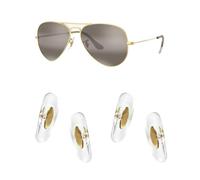 Sunglasses Nose Pads Replacement for Ray Ban Aviator RB3025 RB3539 Gold