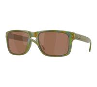 Oakley OO9102 HOLBROOK 9102AN Man Sunglasses O_matter Green Brown Squared Polarized