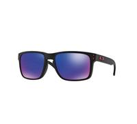 Oakley Sunglasses Holbrook OO9102-36 Matt Black Positive Red Iridium