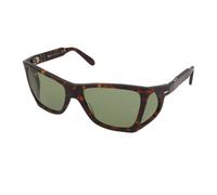 Persol Man PO0009 24/4E Sunglasses Acetate Turtle Green Squared Normal