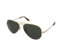 sunglasses Ray Ban RB3689 gold crystal green aviator 914731
