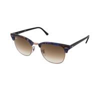 Ray - Ban RB3016 CLUBMASTER 125651 Unisex Sunglasses Acetate Brown Squared Normal Shaded