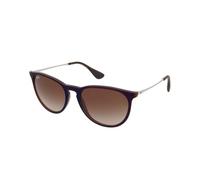 Ray-Ban Sunglasses Woman Erika Classic - Blue Frame Brown Lenses 54-18