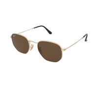 Ray - Ban RB3548N HEXAGONAL 001/57 Unisex Sunglasses Metal Gold Geometric Polarized