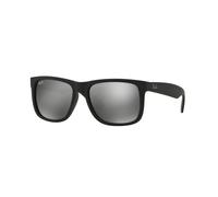 Ray-Ban Sunglasses Justin 4165 622/6G Rubber Black Grey Mirror