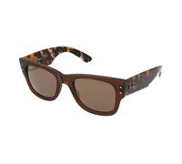 Ray-Ban RB0840S Mega Wayfarer Transparent Brown