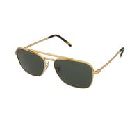 Ray-Ban Unisex Sunglass RB3636 New Caravan - Frame color: Gold, Lens color: Green