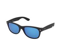 Ray-Ban RB2132 New Wayfarer Black Blue Flash 622/17 Large