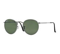 Ray - Ban RB3447 ROUND METAL 029 Unisex Sunglasses Metal Grey G15 Round Normal
