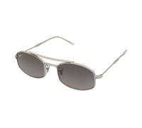 Ray - Ban Unisex RB3719 003/M3 Sunglasses Metal Silver Grey Round Polarized Shaded