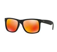 Ray-Ban Sunglasses Justin 4165 622/6Q Rubber Black Red Mirror