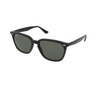 Ray - Ban RB4362 601/9A Unisex Sunglasses Acetate Black G15 Squared Polarized